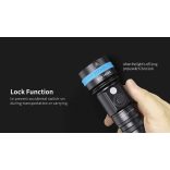 XTAR D26 1600S KT búvárlámpa,100m vízálló,1100lm