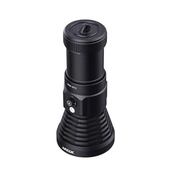 XTAR D28 3600 SET búvárlámpa,100m vízálló,3600lm+MC4S töltő+4x18650 akku