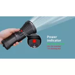 XTAR D28 3600 SET búvárlámpa,100m vízálló,3600lm+MC4S töltő+4x18650 akku