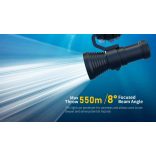 XTAR D28 3600 SET búvárlámpa,100m vízálló,3600lm+MC4S töltő+4x18650 akku