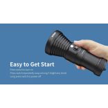 XTAR D28 3600 SET búvárlámpa,100m vízálló,3600lm+MC4S töltő+4x18650 akku