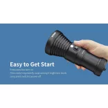 XTAR D28 3600 SET búvárlámpa,100m vízálló,3600lm+MC4S töltő+4x18650 akku