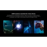 XTAR D30 1600 SET búvár lámpa,100m vízálló,1600lm+MC1 töltő+26650 akku