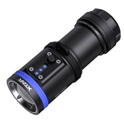   XTAR D30 4000 SET búvárlámpa,100m vízálló 4000lm+MC4S töltő+ 4x18650 akku