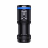 XTAR D30 4000 SET búvárlámpa,100m vízálló 4000lm+MC4S töltő+ 4x18650 akku