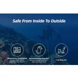 XTAR-DL1 KT búvárlámpa,LÉZER POINTER ,50m vizálló