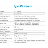 XTAR-DL1 KT búvárlámpa,LÉZER POINTER ,50m vizálló