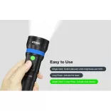 XTAR DL2 1600 KT búvárlámpa,100m vízálló,1600lm,lézer+LED