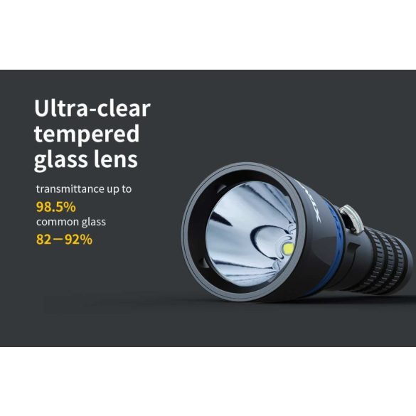 XTAR DS1 KT búvárlámpa,100m vízálló 1000lm mágneses pótméter