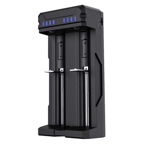 XTAR FC2 akkutöltő Li-ion és Ni-Mh akkukhoz 2 töltő csatornás 2A