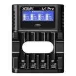 XTAR L4 PRO KT smart akkutöltő 4x1,5v Li-ion és 1,2V Ni-Mh AA/AAA akkukhoz,USB