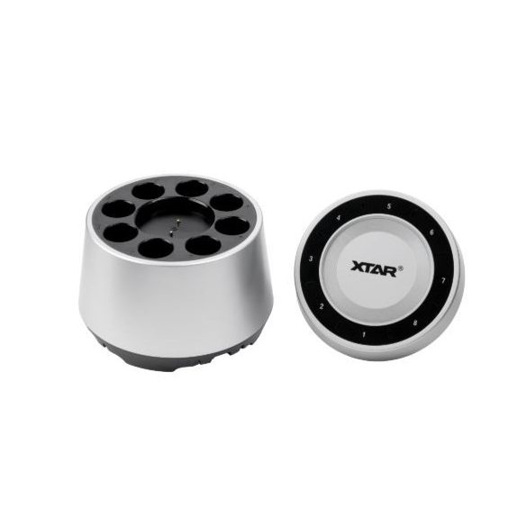 XTAR L8 BOX KT akkutöltő 1,2V  Ni-Mh és 1,5V-os Li-Ion  AA és AAA akkuhoz USB-C