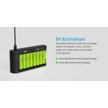 XTAR LC8 AA/AAA 1.5V Li-ion töltő 8 csatornás USB-C