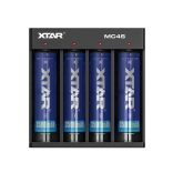 XTAR MC4S 4 csatornás akkutöltő Li-ion/Ni-Mh akkuhoz