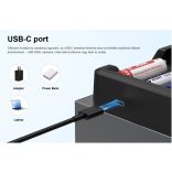 XTAR MX8 KT 8as sortöltő,szinte minden akkuhoz,LCD kijelzővel,többszintű védelem