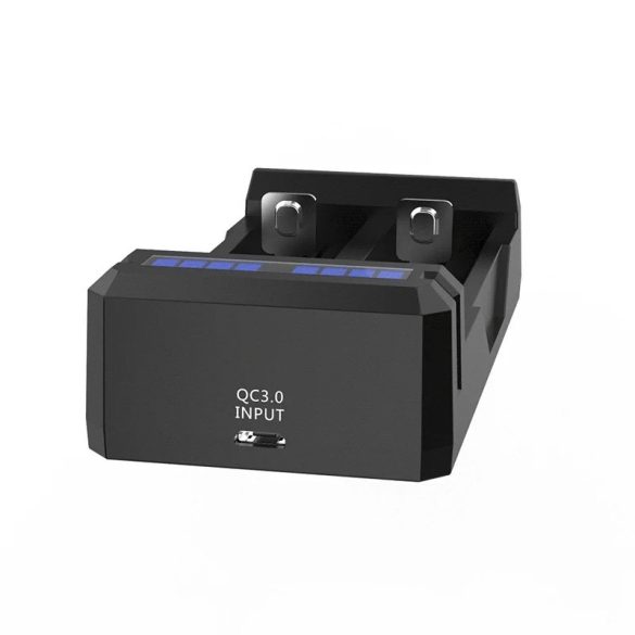 XTAR SC2-C gyors akkutöltő 2x1db lithium akkuhoz