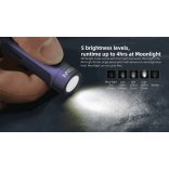 XTAR T1 MINI ultralight zseblámpa 500lm USB UV lámpával