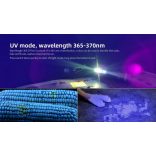 XTAR T1 MINI ultralight zseblámpa 500lm USB UV lámpával