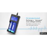 XTAR VC2 akkutöltő 2 csatornás Li-ion akkukhoz 3,6/3,7V