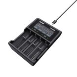 XTAR VC4SL akkutöltő 4db Li-ion/Ni-Mh/Ni-Cd akkuhoz