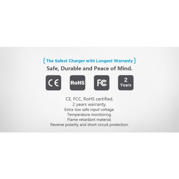 XTAR VC4 SMART akkutöltő 4 csatornás Ni-Mh,Ni-CD,Li-ion,IMR,INR,ICR akkukhoz