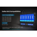 XTAR VC8S SMART SZETT akkutöltő,8 csatornás Li-ion,Ni-Mh akkukhoz 45W adapterrel