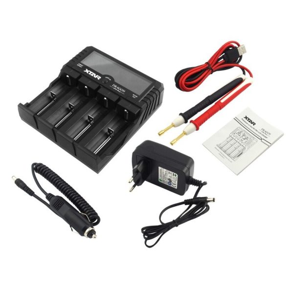 XTAR VP4+ DRAGON intelligens akkutöltő és akku karbantartó,teszter