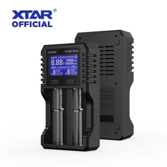 XTAR VX2 PRO Li-ion,LFP,Ni-Mh smart charger+tester