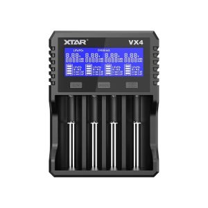 XTAR VX4 KT akkutöltő 4 db akkuhoz  (Li-ion,Ni-Mh,Ni-Cd) + reaktiválás