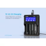 XTAR VX4 KT akkutöltő 4 db akkuhoz  (Li-ion,Ni-Mh,Ni-Cd) + reaktiválás
