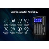 XTAR VX4 SET akkutöltő 4 db akkuhoz(Li-ion,Ni-Mh,Ni-Cd)+reaktiválás+230V adapter