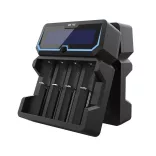 XTAR X4 akkutöltő 4db akkuhoz (Li-ion,Ni-Mh,Ni-Cd)+USB 1A + 230V ADAPTER!