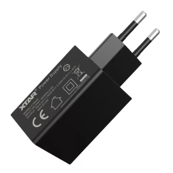 XTAR PD20W gyorstöltő fali adapter 5V 3A  20W USB-C