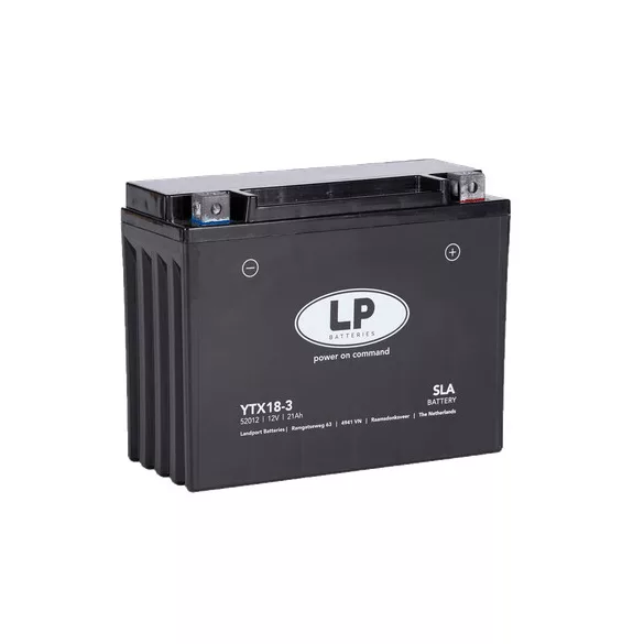Landport SLA 21Ah 350A Jobb+ Motorakkumulátor (YTX18-3)