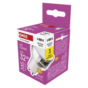 LED CLASSIC MR16 3W(32W) 345LM GU10 NW