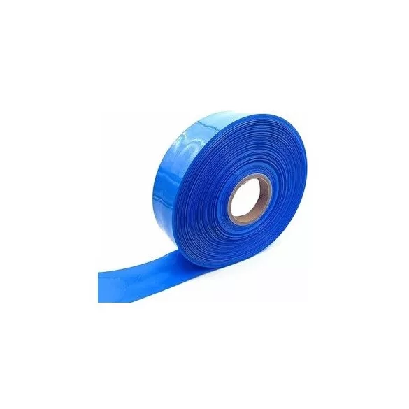 ZSUGORFÓLIA (zsugorcső)  AA,14500 akkuhoz,25mm D=15mm PVC  KÉK 1 méter