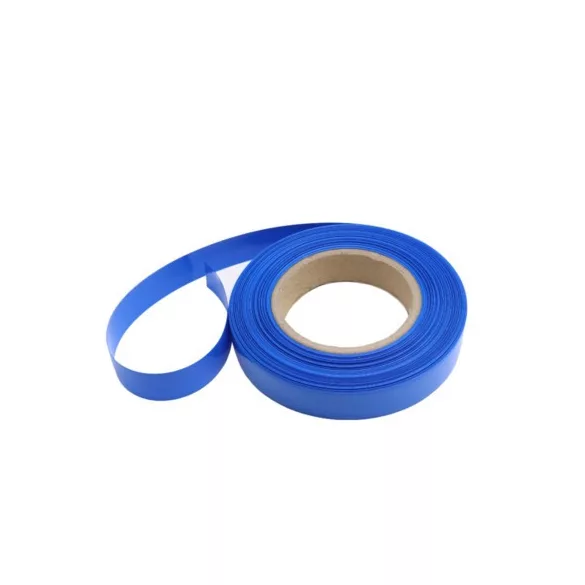 ZSUGORFÓLIA (zsugorcső)  AA,14500 akkuhoz,25mm D=15mm PVC  KÉK 1 méter