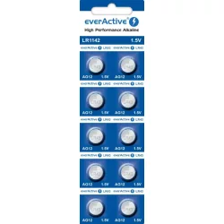   everActive AG12, LR43, LR1142, G12,186  alkáli gombelem bliszteres/10
