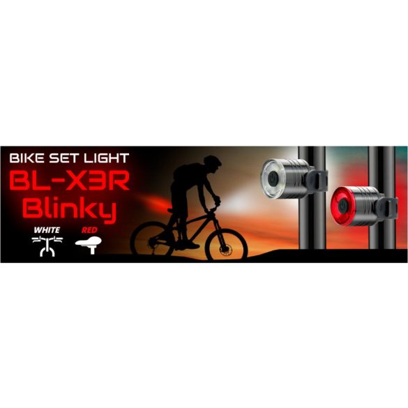 everActive  BL-X3R BLINKY LED kerékpár lámpa szett