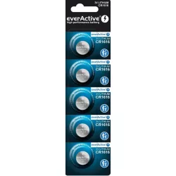 everactive CR1616 lithium gombelem 3V bliszteres/5