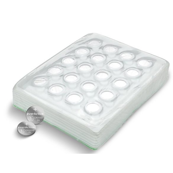 everActive CR2032 lithium gombelem 3V bulk/20 db