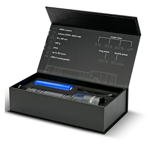 everActive FL-4500R Cannon akkus LED munkalámpa,ZOOM, 4500lm USB-C IPX4