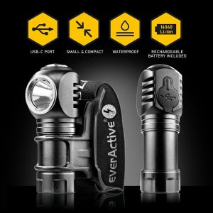 everActive FL-55R Dripple FEJLÁMPA 500 LM, TÖLTHETŐ