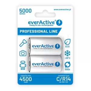 everActive akkumulátor Ni-Mh baby C HR14 5000mAh bliszteres/2