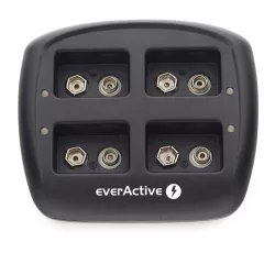 everActive NC-109 professzionális akkutöltő akár 4db 9V-os akkuhoz