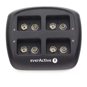 everActive NC-109 professzionális akkutöltő akár 4db 9V-os akkuhoz