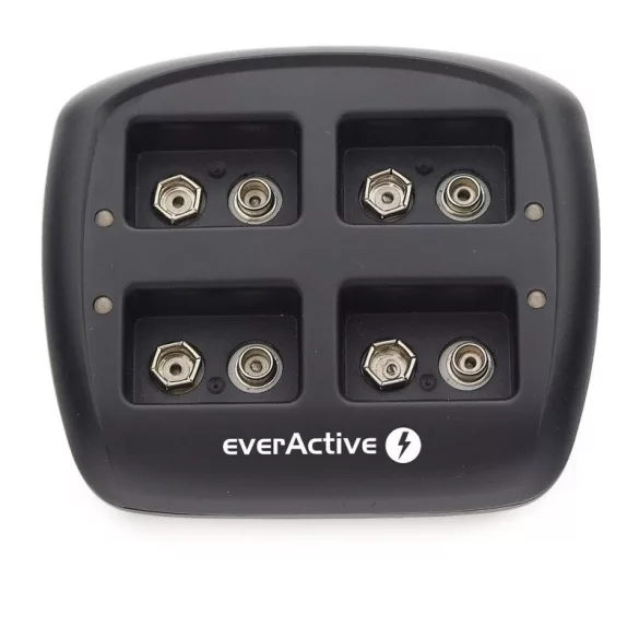 everActive NC-109 professzionális akkutöltő akár 4db 9V-os akkuhoz