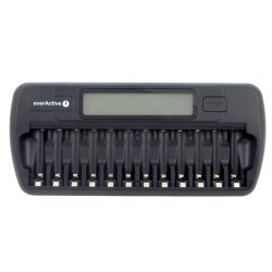   everActive NC-1200 professzionális akkutöltő akár 12db AA vagy AAA akkuhoz