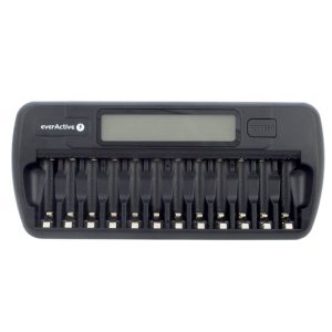 everActive NC-1200 professzionális akkutöltő akár 12db AA vagy AAA akkuhoz