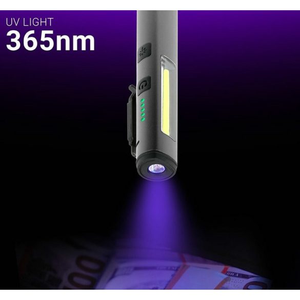 everActive PL-350R multifunkciós Li-ion akkus toll lámpa (+UV+lézer) LED 350lm